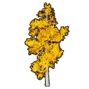 Faux Golden Foliage Set