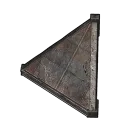 Metal Slanted Triangular Roof