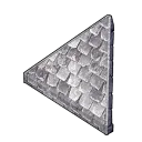 Stone Slanted Triangular Roof