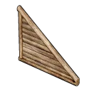 Wooden Triangular Wall