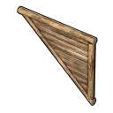 Wooden Triangular Wall (Inverted)